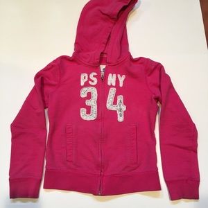 P.S. Aeropostale Pink Hooded Sweatshirt  girls sz8